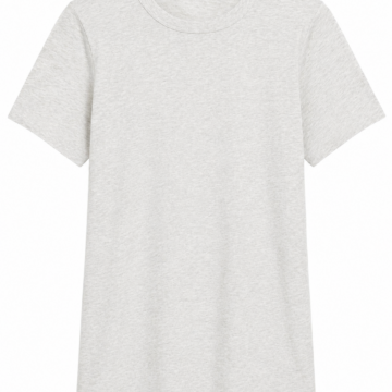 Heather Grey Classic Crewneck T-Shirt | Solid Casual Essential
