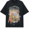 Faded Black Bicycle Graphic Oversized T-Shirt