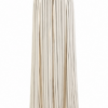 Cream Wide-Leg Pinstripe Lounge Pants