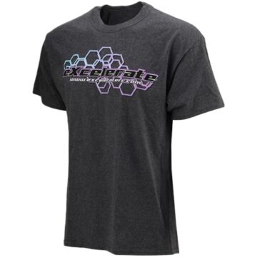 Dark Heather Charcoal 'excelerate' Graphic T-Shirt